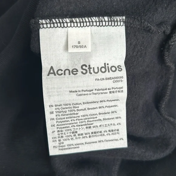 Acne Studios Face Patch Hoodie - Picture 10 of 10